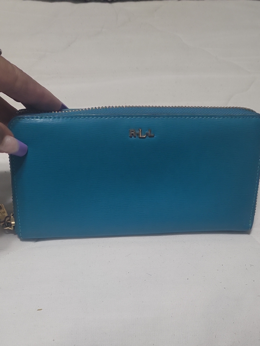 Ralph Lauren Blue Wallet  (New)